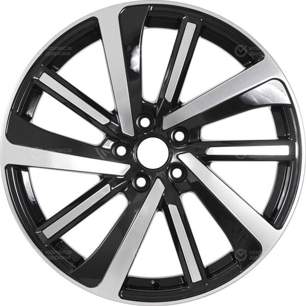 Колесный диск iFree Original КС1111 (ZV_18_Qashqai) 7xR18 5x114.3 ET40 DIA66.1 черный глянцевый с полированными элементами лицевой поверхности