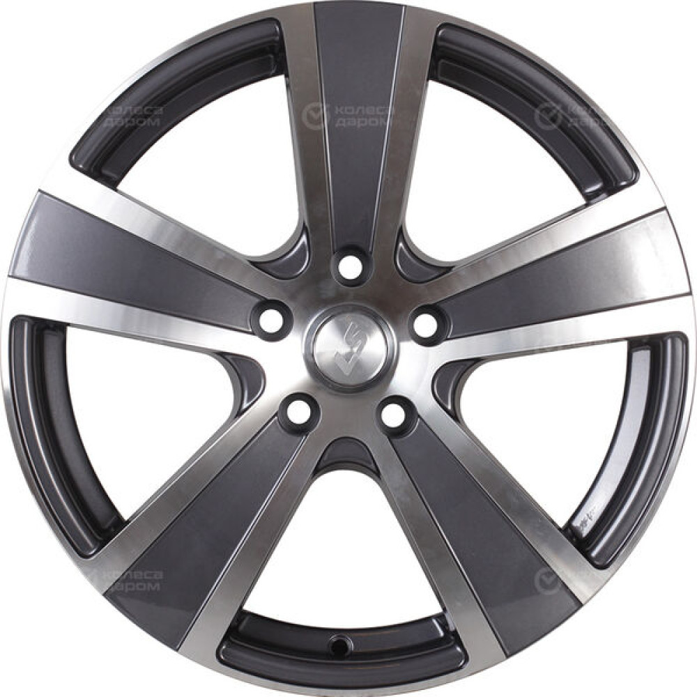 Колесный диск LS LS 950 7xR17 5x112 ET40 DIA57.1 насыщенный темно-серый полностью полированный