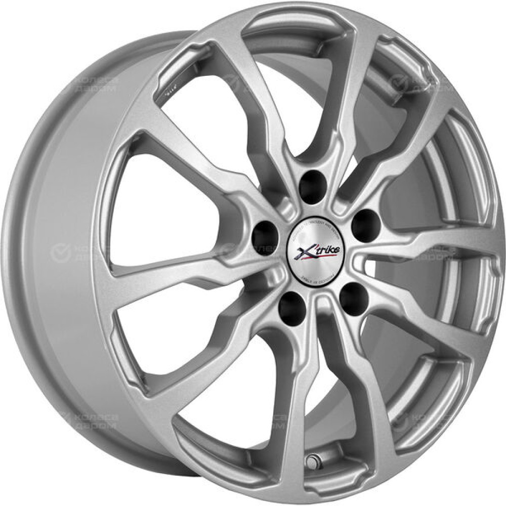 Колесный диск X-trike X117 6.5xR16 5x114.3 ET40 DIA66.1 серебристый
