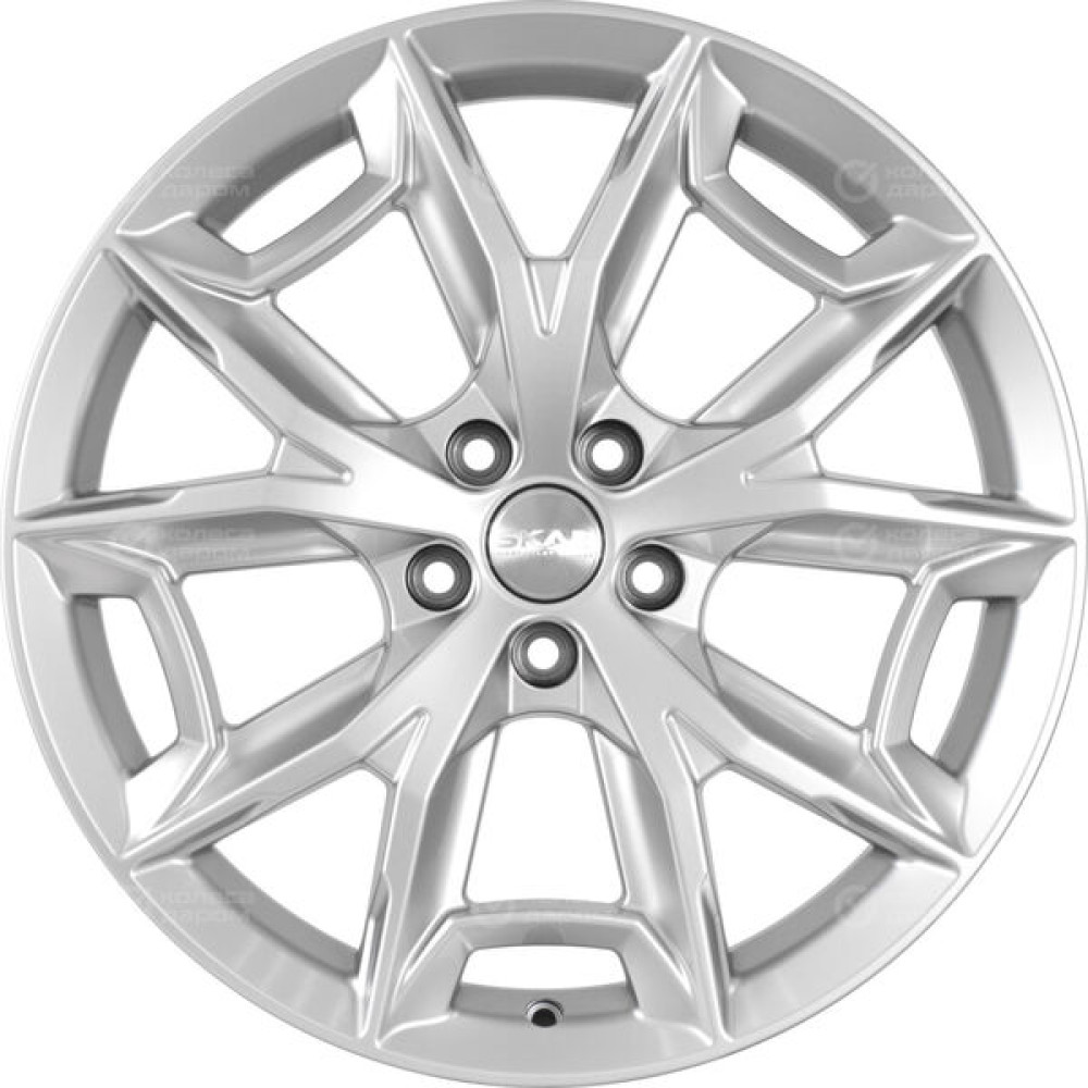 Колесный диск СКАД ПАРКЕР 7.5xR19 5x114.3 ET40 DIA64.1 серебристый
