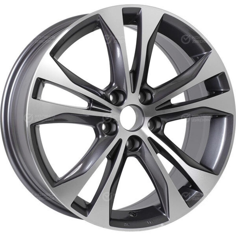 Колесный диск Replay TY141 7.5xR18 5x114.3 ET30 DIA60.1 насыщенный темно-серый полностью полированный