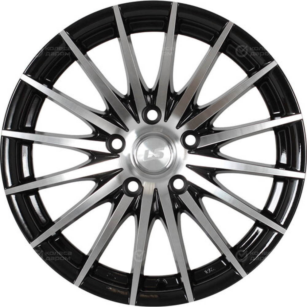 Колесный диск LS LS 367 7xR16 5x114.3 ET40 DIA73.1 черный полностью полированный