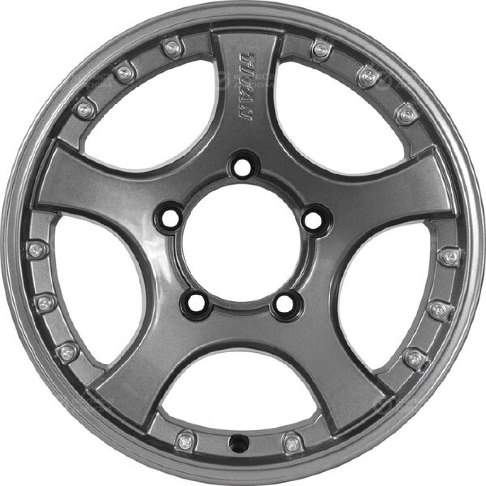 Колесный диск СКАД Титан 7xR16 5x139.7 ET35 DIA109.7 темно-серый цвет с перламутровыми оттенками