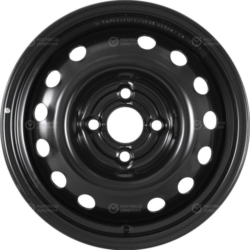 Колесный диск Евразиа ТАПО 53A39Z Евразиа ТАПО 5.5xR14 4x100 ET39 DIA56.6 черный