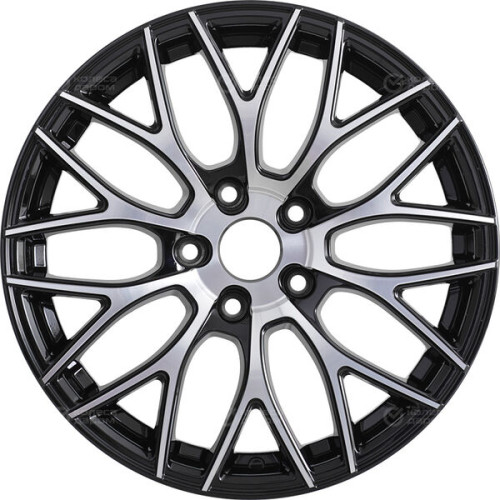 Колесный диск RST R137 7xR17 5x114.3 ET37 DIA66.5 глянцевый черный с полированной лицевой частью
