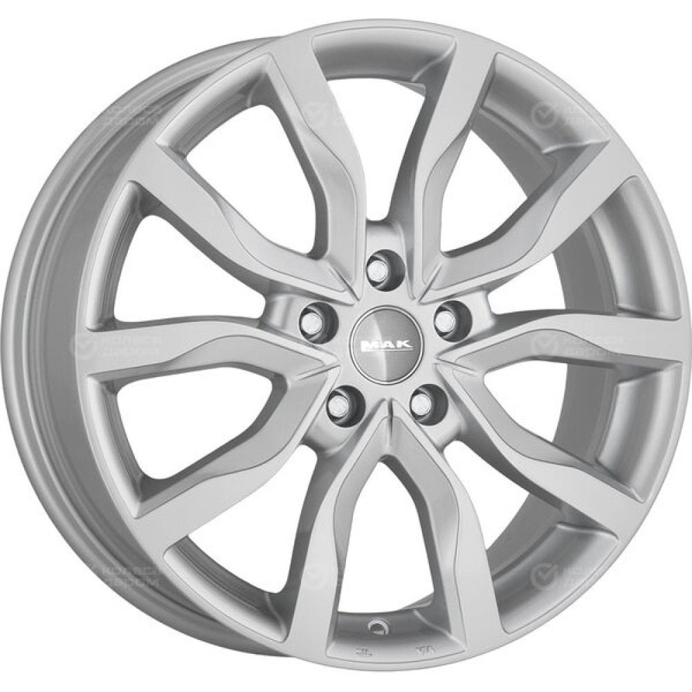 Колесный диск MAK HIGHLANDS 8xR19 5x108 ET45 DIA63.4 серебристый