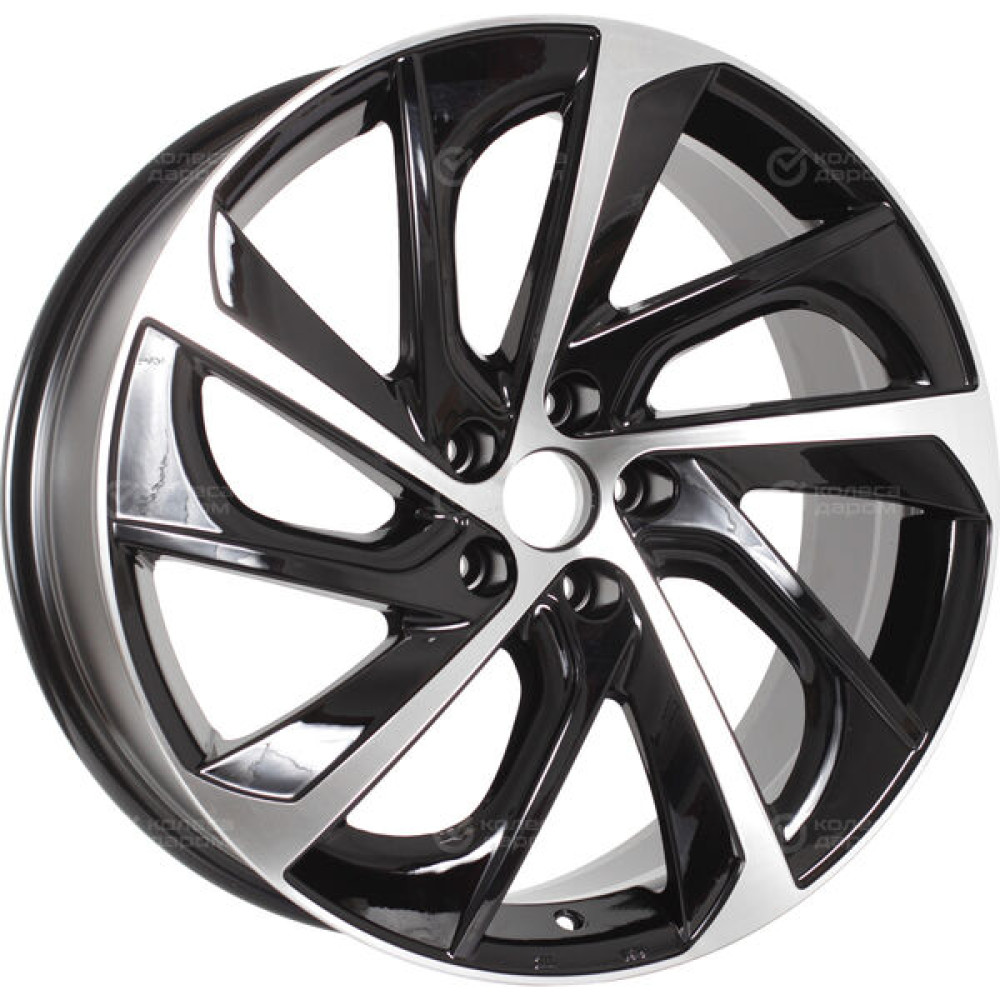 Колесный диск Replay HND380 8xR20 5x114.3 ET49.5 DIA67.1 черный глянцевый с полированной лицевой частью