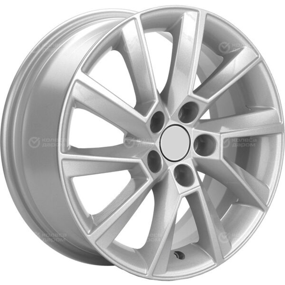 Колесный диск Carwel Сатурн 1507 6xR15 5x100 ET38 DIA57.1 серебристый