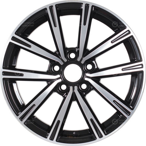 Колесный диск iFree Драйвер 6xR15 5x100 ET40 DIA57.1 чёрный глянцевый с полированной лицевой частью