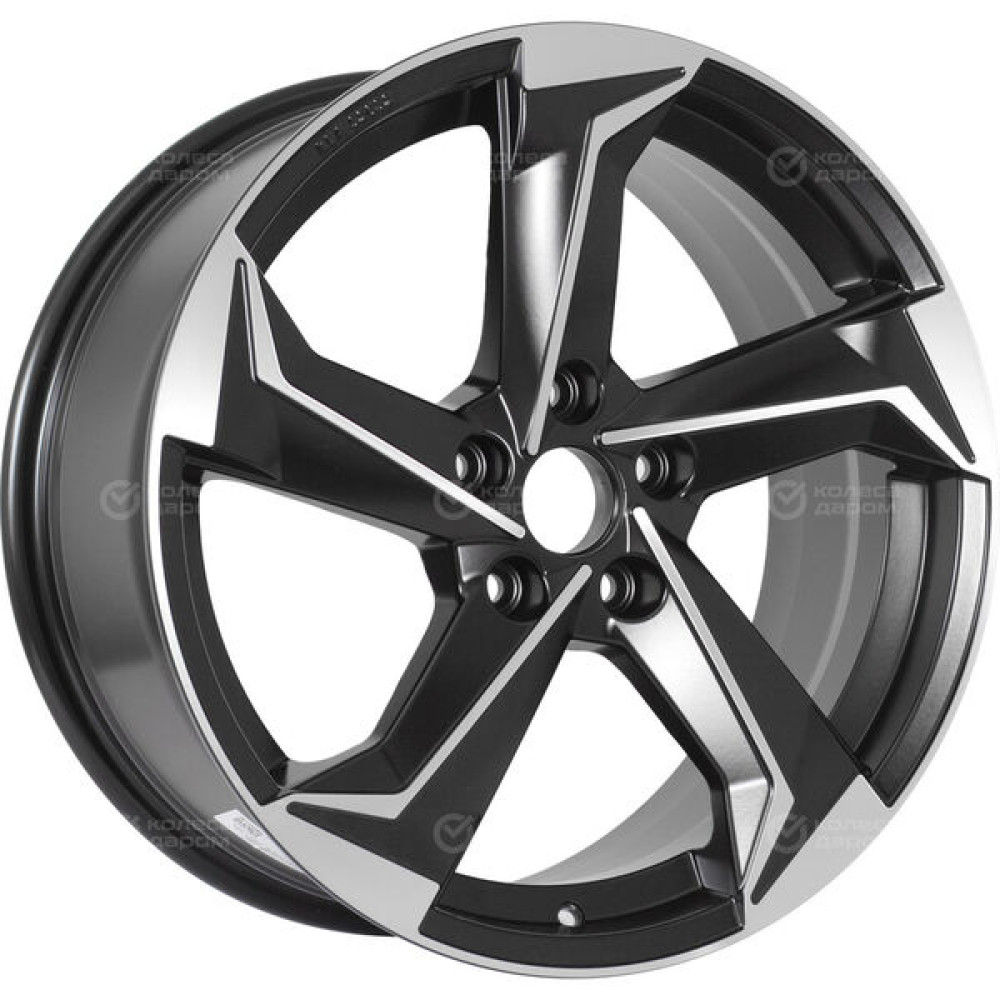 Колесный диск Replay B318 8xR19 5x112 ET30 DIA66.6 черный матовый полностью полированный