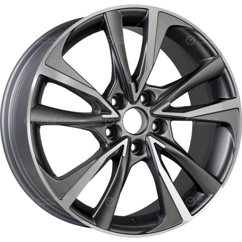 Колесный диск Replay HND248 7.5xR18 5x114.3 ET49.5 DIA67.1 насыщенный темно-серый полностью полированный