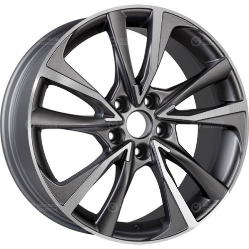 Колесный диск Replay HND248 7.5xR18 5x114.3 ET49.5 DIA67.1 насыщенный темно-серый полностью полированный