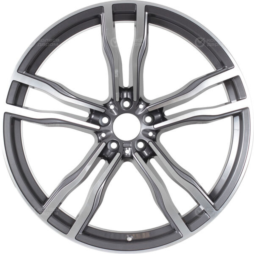 Колесный диск Replay B107R 10xR22 5x112 ET35 DIA66.6 насыщенный темно-серый полностью полированный