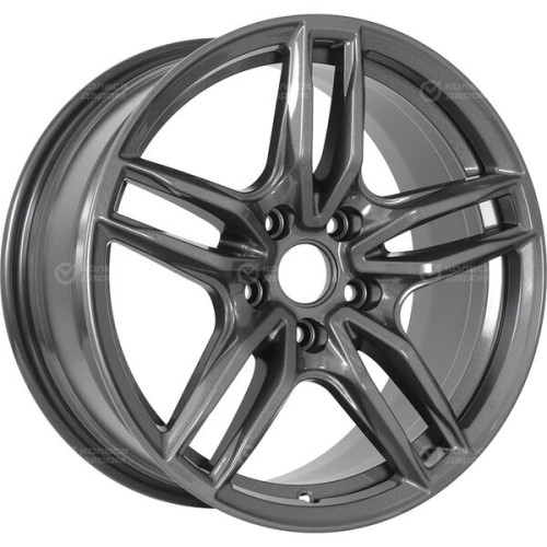 Колесный диск КиК Бартон 8xR17 5x108 ET45 DIA63.35 насыщенный темно-серый полностью полированный