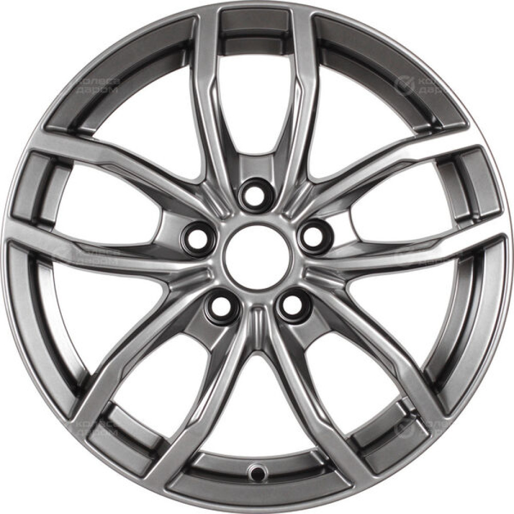 Колесный диск КиК Фрост 6.5xR15 5x100 ET38 DIA57.1 (уценка) темно-серебристый