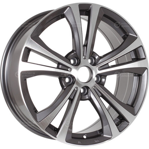 Колесный диск Replay B230 7.5xR18 5x120 ET45 DIA72.6 насыщенный темно-серый полностью полированный