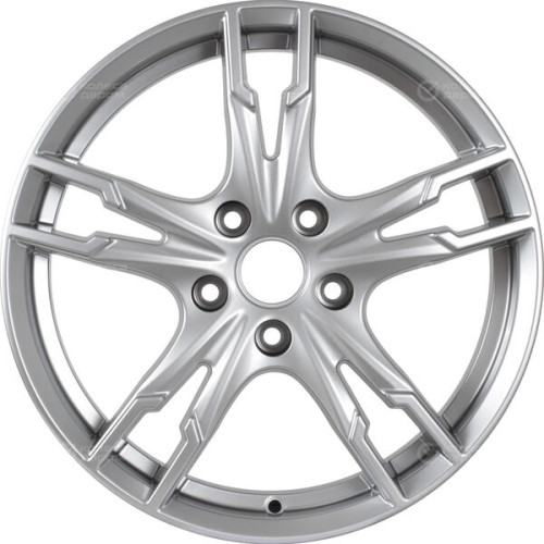 Колесный диск КиК Солар 7xR17 5x114.3 ET40 DIA66.1 (уценка) глянцевый серебристый