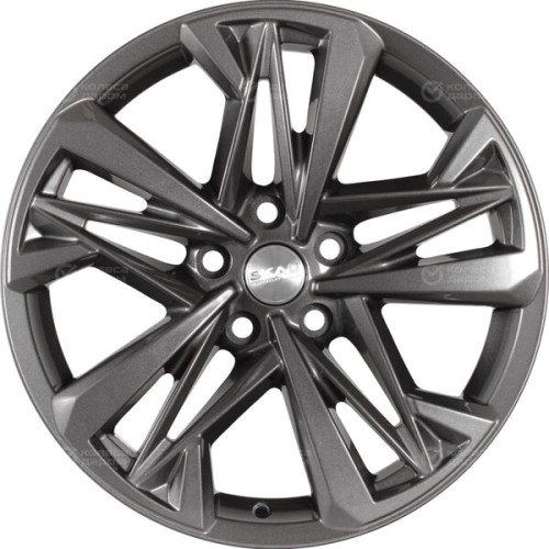 Колесный диск СКАД Ультима 8xR18 5x114.3 ET50 DIA67.1 (уценка) темно-серый цвет с перламутровыми оттенками