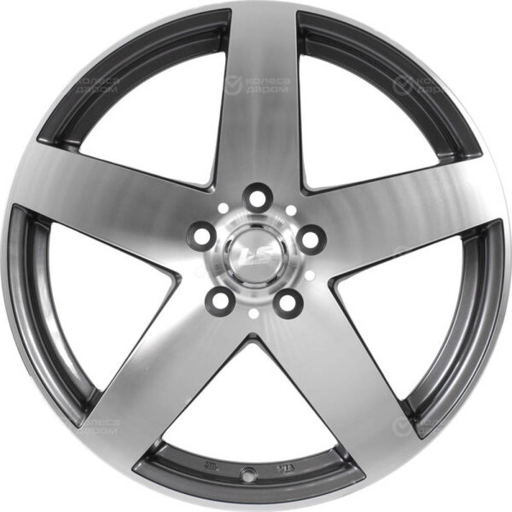 Колесный диск LS LS 806 7xR17 5x108 ET40 DIA73.1 насыщенный темно-серый полностью полированный