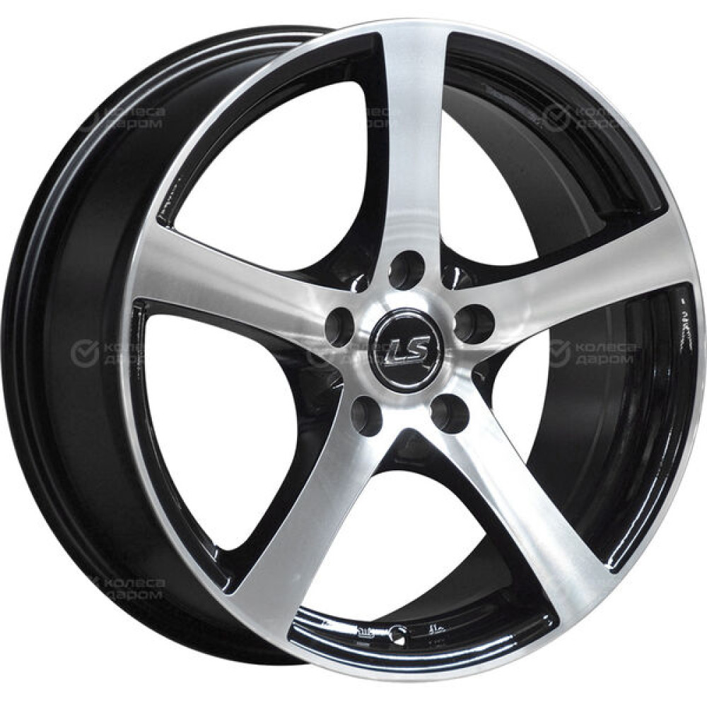 Колесный диск LS LS 357 7xR17 4x98 ET28 DIA58.6 черный полностью полированный