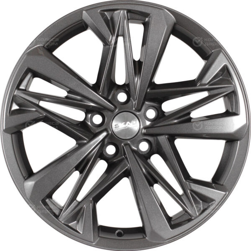 Колесный диск СКАД Ультима 8xR18 5x114.3 ET40 DIA67.1 темно-серый цвет с перламутровыми оттенками