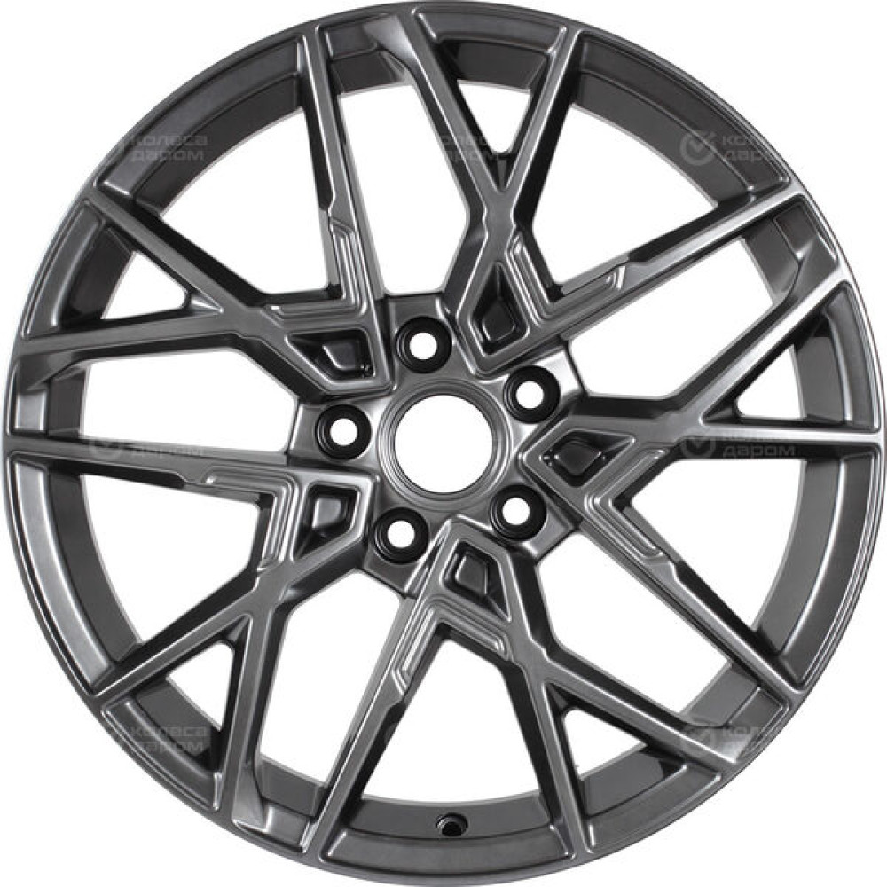 Колесный диск КиК Вудроф 7xR18 5x114.3 ET33 DIA67.1 темно-серебристый