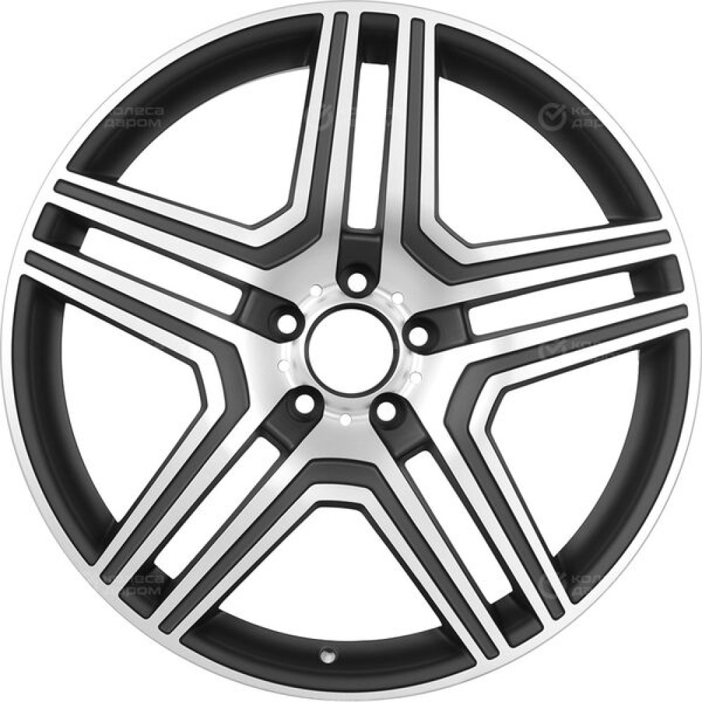 Колесный диск Replay MR67 8.5xR19 5x112 ET43 DIA66.6 черный матовый полностью полированный