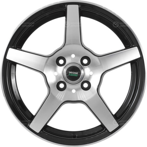 Колесный диск Megami AF07 6xR15 4x100 ET50 DIA60.1 черный полностью полированный