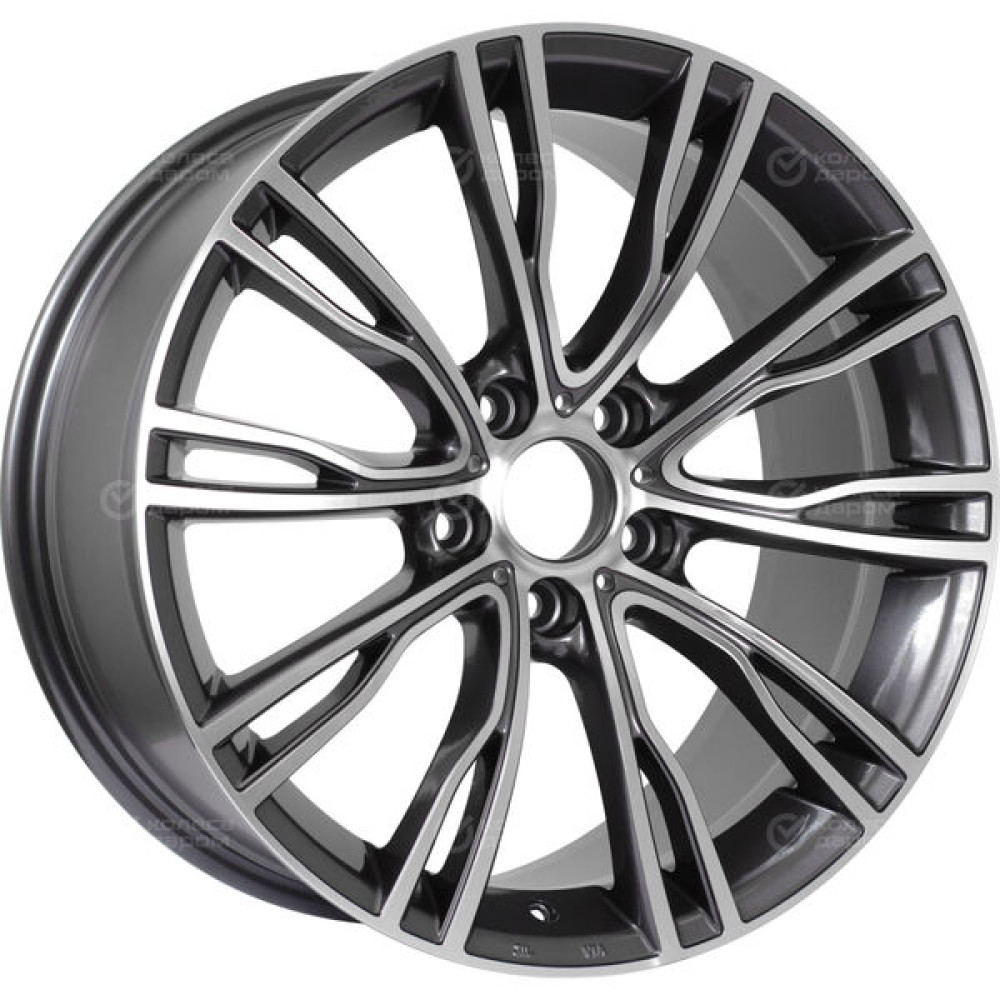 Колесный диск Replay B174 9xR19 5x120 ET48 DIA74.1 насыщенный темно-серый полностью полированный