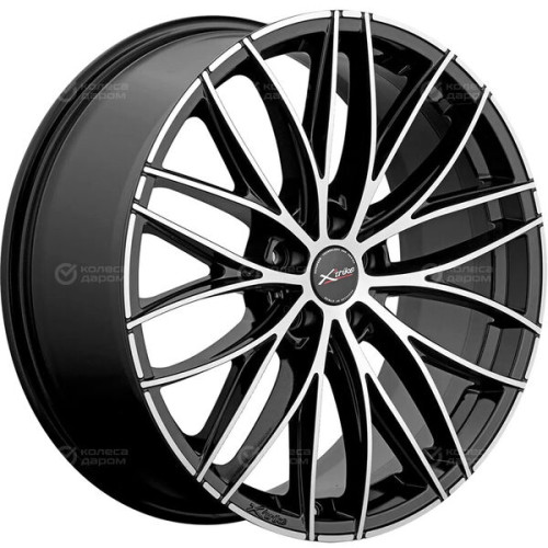 Колесный диск X-trike X141 8xR20 5x120 ET45.5 DIA62.5 черный с полированной лицевой стороной