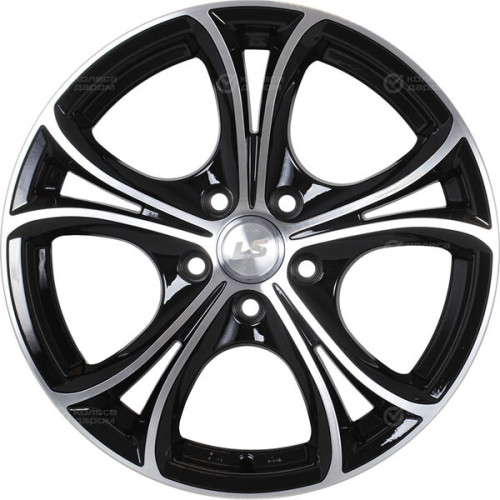 Колесный диск LS LS 393 7.5xR17 5x112 ET45 DIA57.1 черный полностью полированный