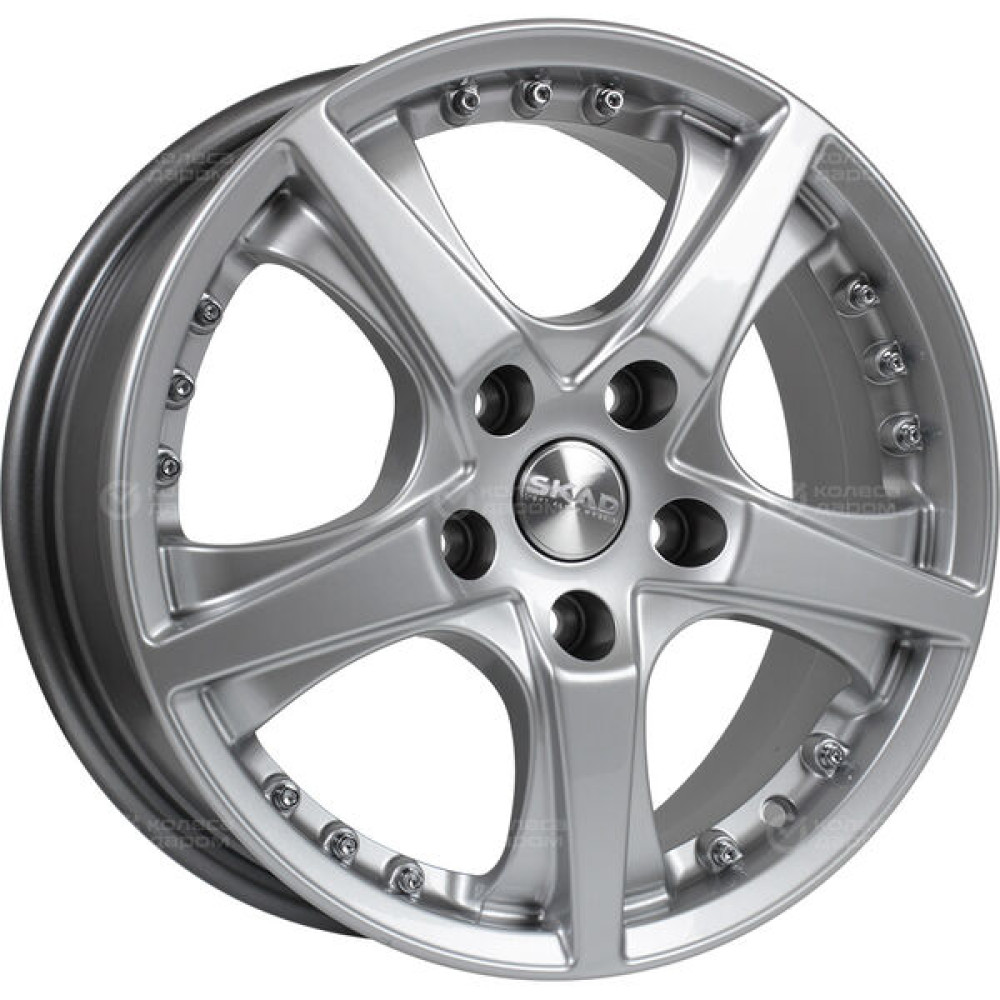 Колесный диск СКАД Diamond 6.5xR16 5x114.3 ET45 DIA67.1 серебристый