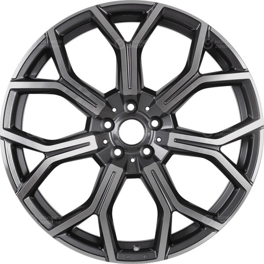 Колесный диск Replay B238 9.5xR21 5x112 ET37 DIA66.6 темно-серый матовый ,частично полированный