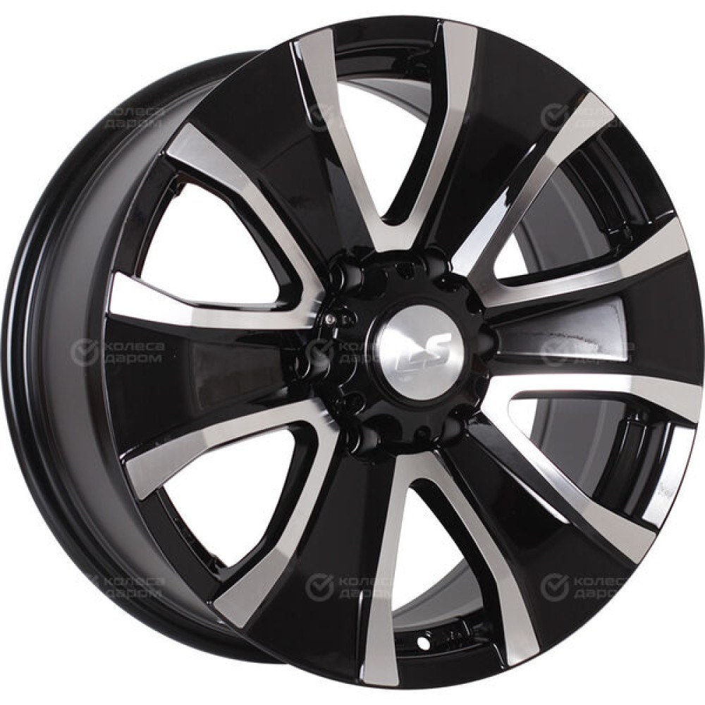 Колесный диск LS LS 953 8.5xR20 6x139.7 ET36 DIA100.1 черный полностью полированный