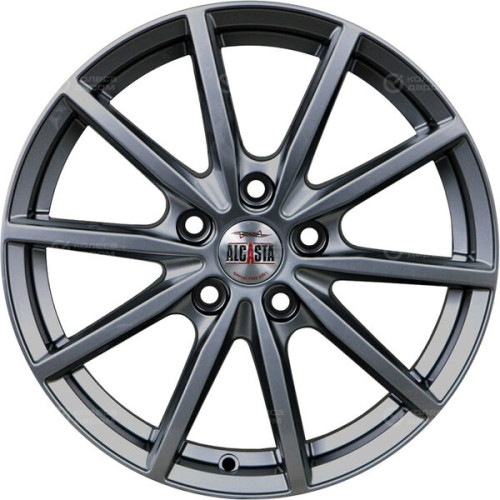 Колесный диск Alcasta M61 7xR17 5x114.3 ET47 DIA67.1 темно-серый цвет с перламутровыми оттенками