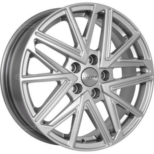 Колесный диск Carwel Галилео 6xR16 5x114.3 ET43 DIA67.1 серебристый
