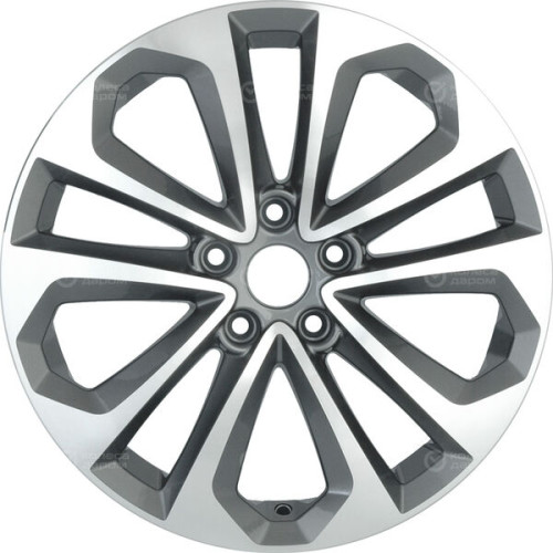 Колесный диск Replay H60 7.5xR17 5x114.3 ET55 DIA64.1 насыщенный темно-серый полностью полированный