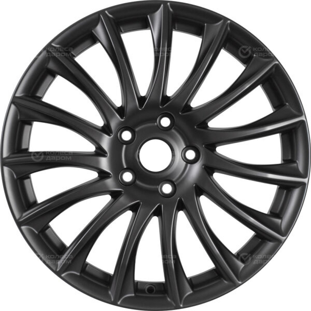 Колесный диск СКАД Валенсия 7xR18 5x114.3 ET45 DIA67.1 черный полностью матовый