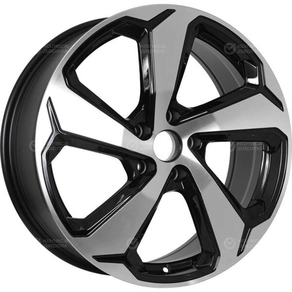 Колесный диск Replay JT10 7.5xR19 5x108 ET39 DIA60.1 черный полностью полированный
