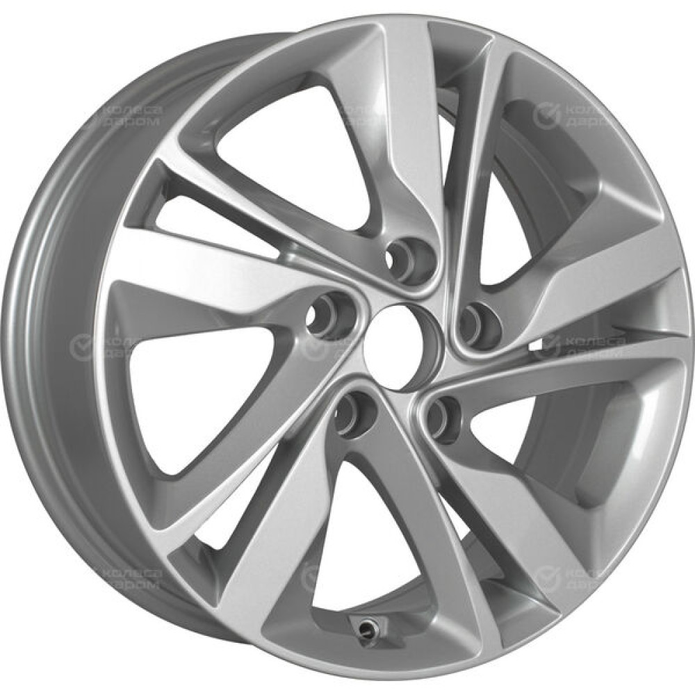 Колесный диск Tech Line 650 6.5xR16 5x114.3 ET50 DIA66.1 серебристый