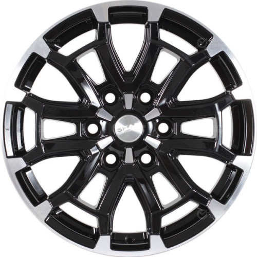 Колесный диск СКАД Авилис 8xR18 6x139.7 ET33 DIA106.1 черный глянцевый с полированной лицевой поверхностью