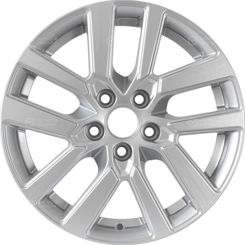 Колесный диск KDW KD1560 6xR15 5x100 ET38 DIA57.1 серебристый