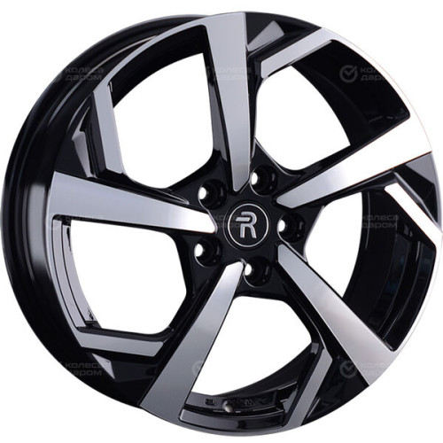 Колесный диск Replay TY322 7xR18 5x114.3 ET35 DIA60.1 черный глянцевый с полированной лицевой частью