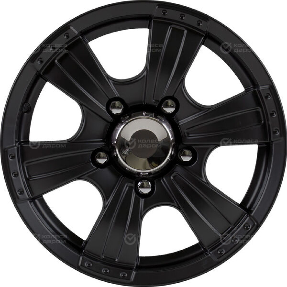 Колесный диск СКАД Рейнджер 7xR16 6x139.7 ET38 DIA109.7 черный матовый