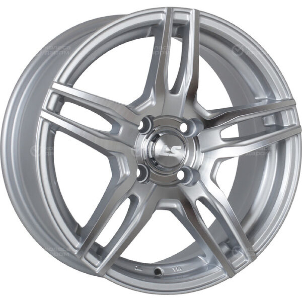 Колесный диск LS LS 569 6.5xR15 4x114.3 ET40 DIA73.1 серебристый полированный