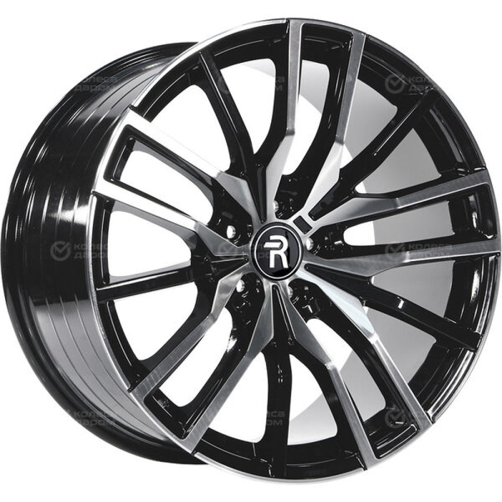 Колесный диск Replay B253 10.5xR20 5x112 ET40 DIA66.6 черный глянцевый с полированной лицевой частью