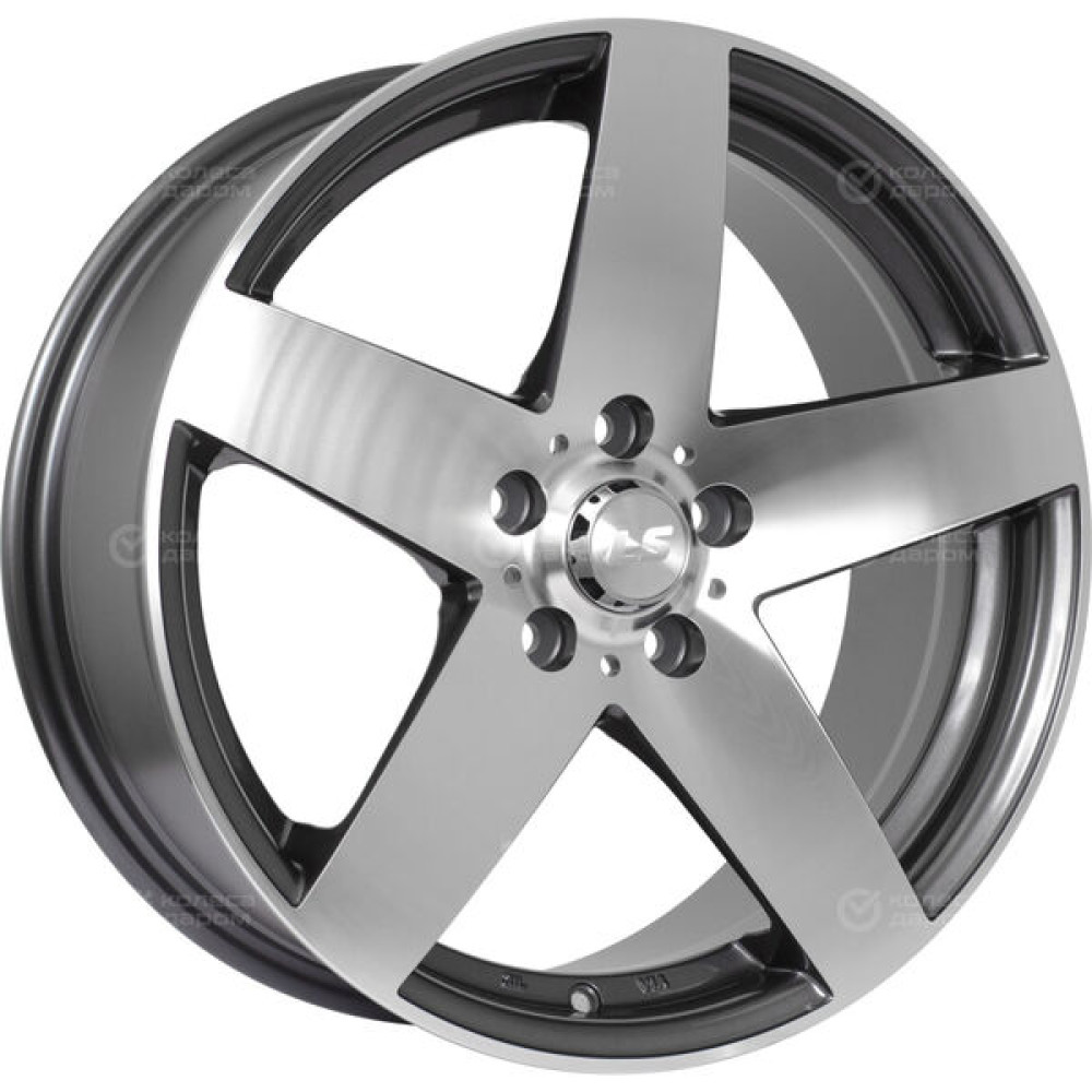 Колесный диск LS LS 806 7xR17 5x108 ET40 DIA73.1 насыщенный темно-серый полностью полированный