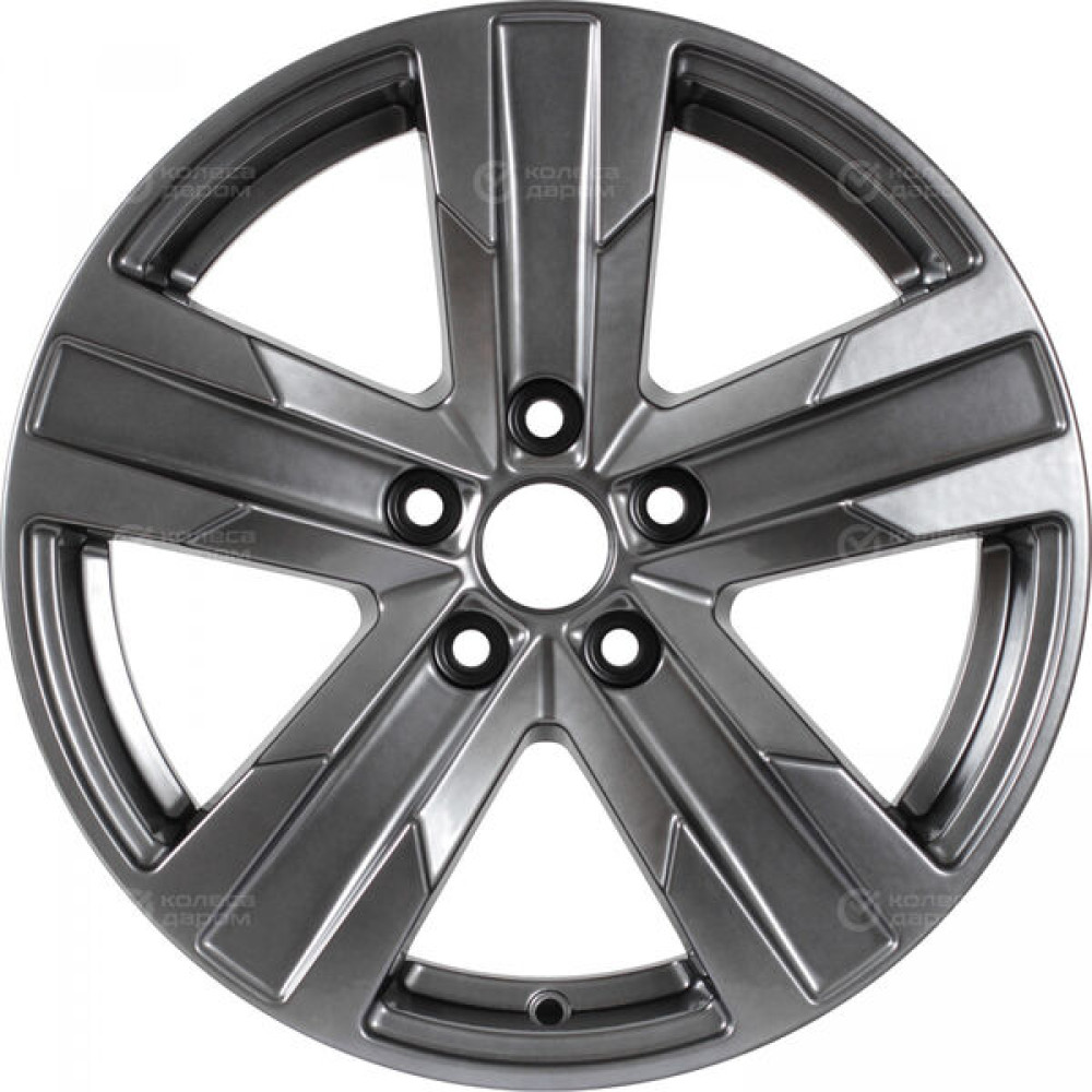 Колесный диск КиК Висмут 7xR16 5x105 ET38 DIA56.6 темно-серебристый