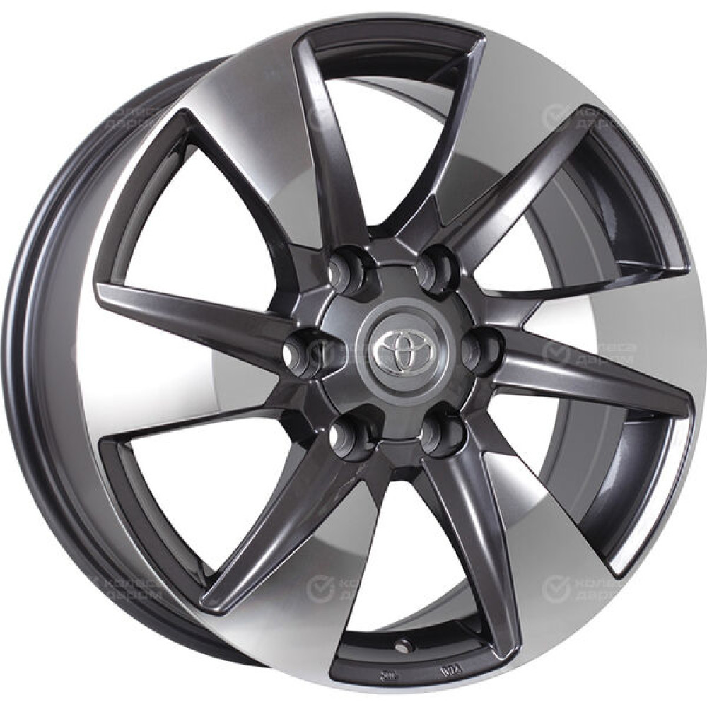 Колесный диск Replay TY311 7.5xR17 6x139.7 ET25 DIA106.1 насыщенный темно-серый полностью полированный