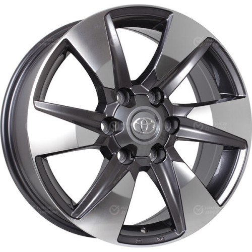 Колесный диск Replay TY311 7.5xR17 6x139.7 ET25 DIA106.1 насыщенный темно-серый полностью полированный